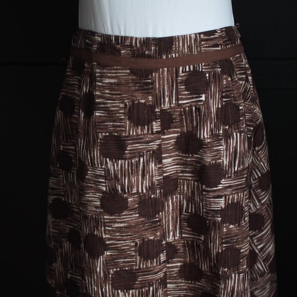 Lilith | Asymetric Wrap Cotton Skirt - Picture 6 of 6